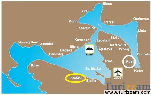 krasici crna gora mapa Apartmani Krasici, Apartmani Krasici | Leto 2018 Crna Gora  krasici crna gora mapa